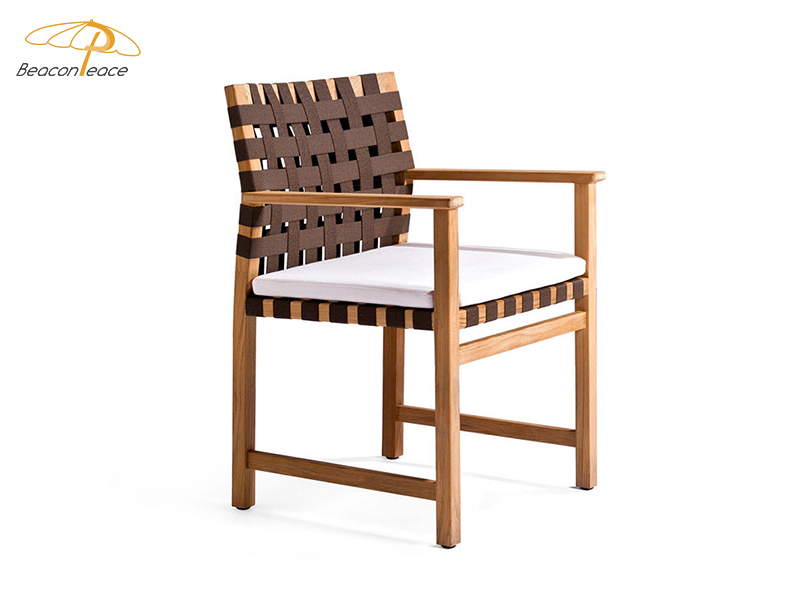 teak armchair