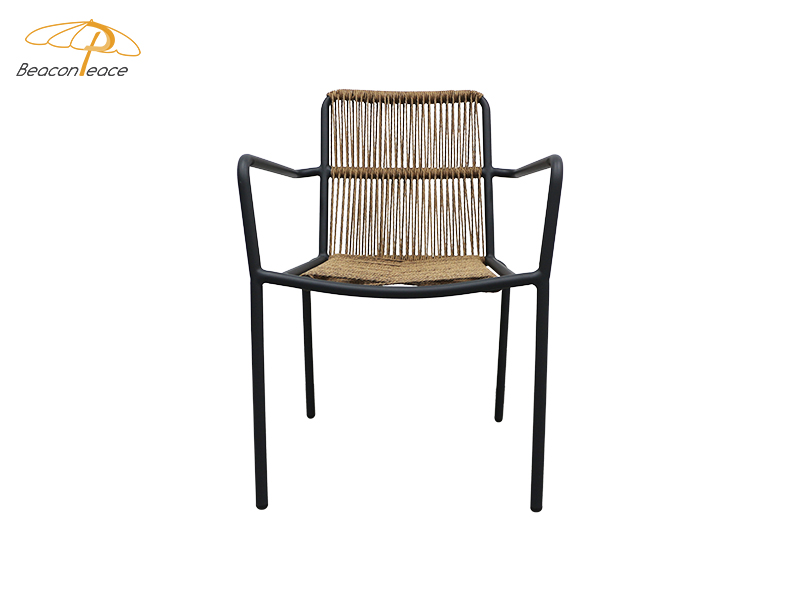 rattan dining armchair