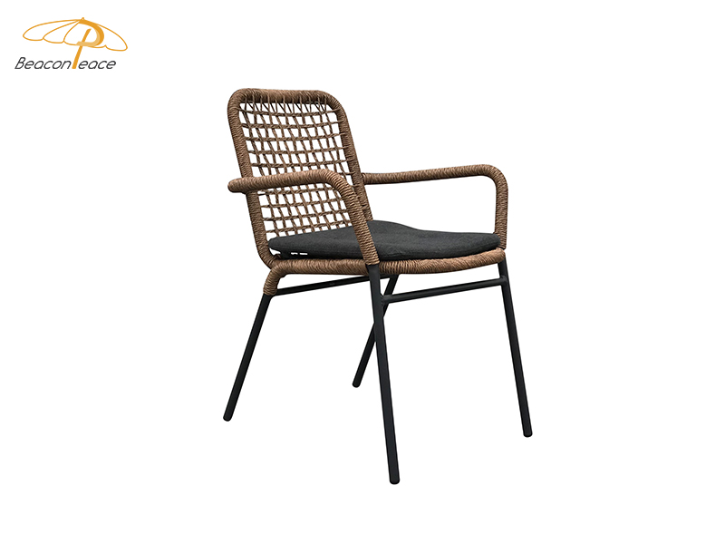wooven rattan chair