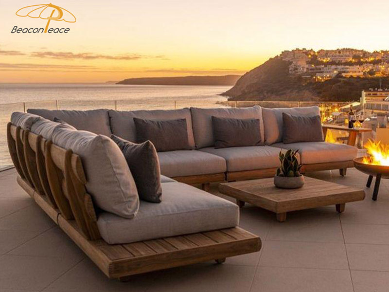 Outdoor Teak Sofa Set
